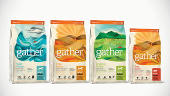 Gather Pet Nutrition by Petcurean 包裝設計 自然本真與現代簡約的和諧共生